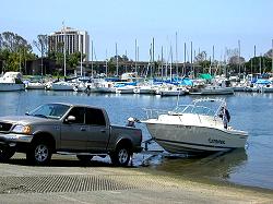 Boat launch, Mission Bay San Diego, California