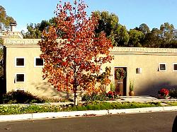 house over canyon