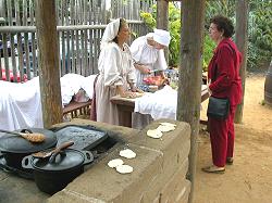 Cooking tips from the past in Old Town to woman