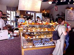 counter inside bakery