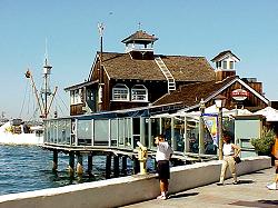 a restaurant over a pier